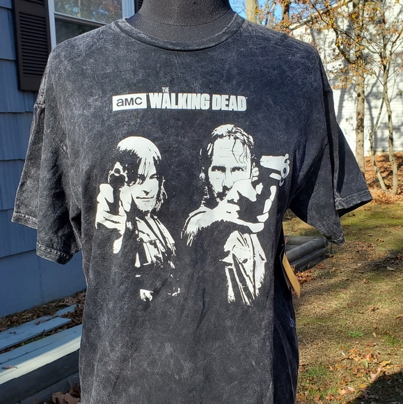 Other - TWD Daryl & Rick Graphic Tee NWT